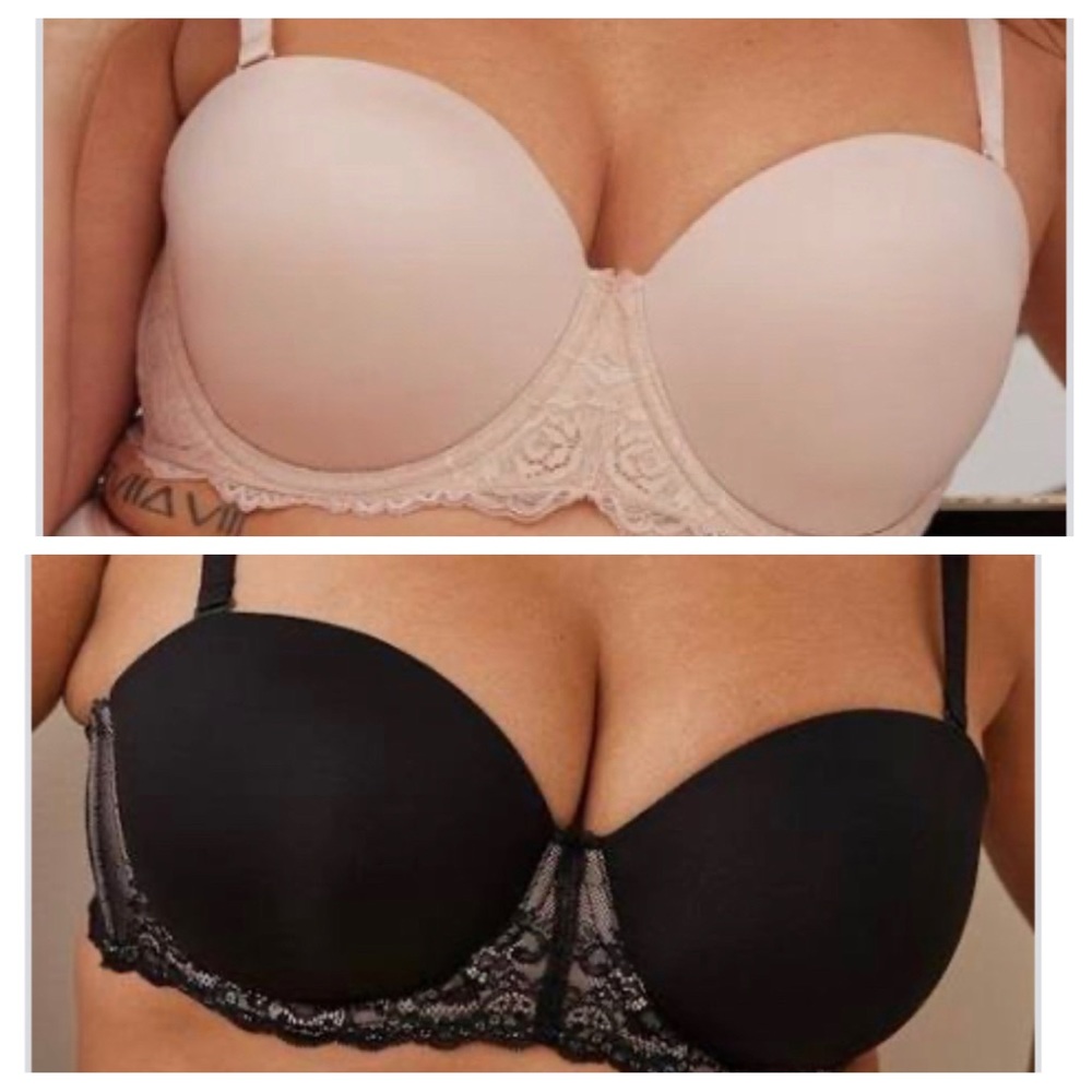 Torrid multi-way strapless bra bundle